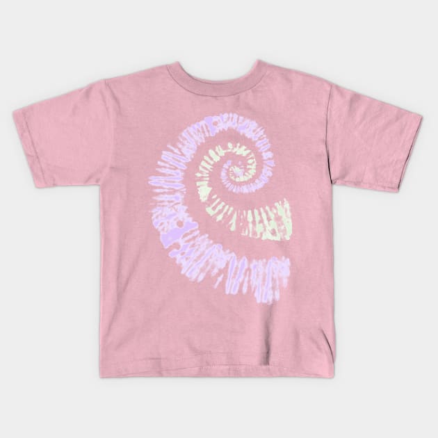 Spiral Tie Dye Kids T-Shirt by VeRaWoNg